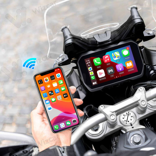 Motocicleta Carplay Android Auto Moto Pantalla de tablero inteligente –  WIZCAR