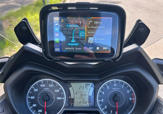 Tecnología WIZCAR  Tablero Apple Carplay y Android Auto para Moto