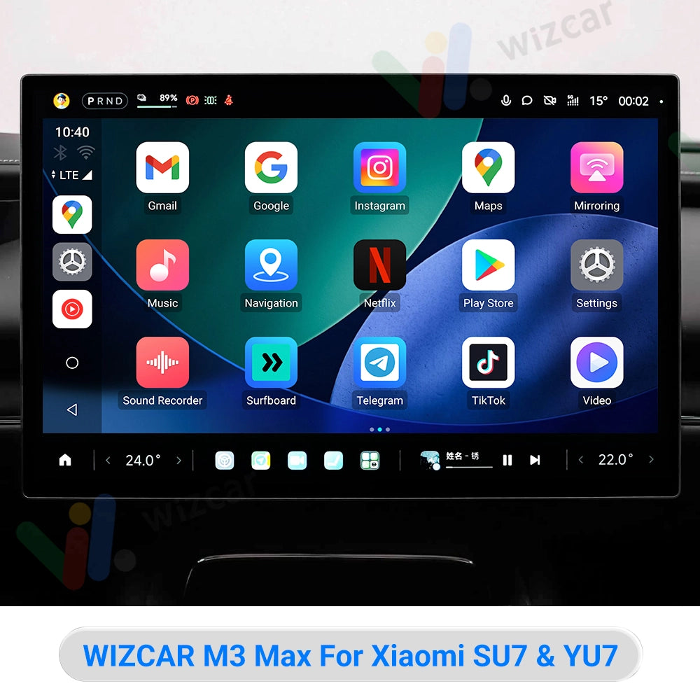 ユーカー ページ Xiaomi SU7 / YU7 (2024-2026) WIZCAR M3 Max Android Ai Box | Wireless M